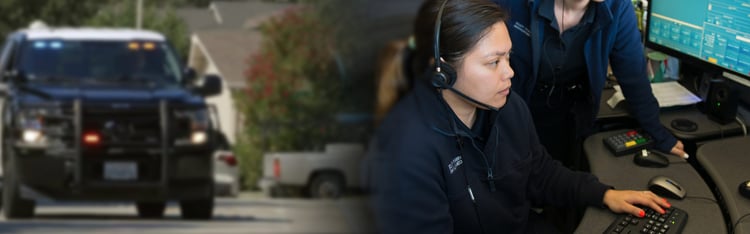 Emergency Response workers at desk